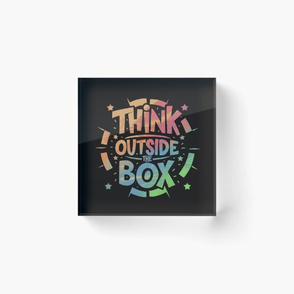Item preview, Think Outside The Box - Embrace Creativity & Innovation designed and sold by MiSuPa.