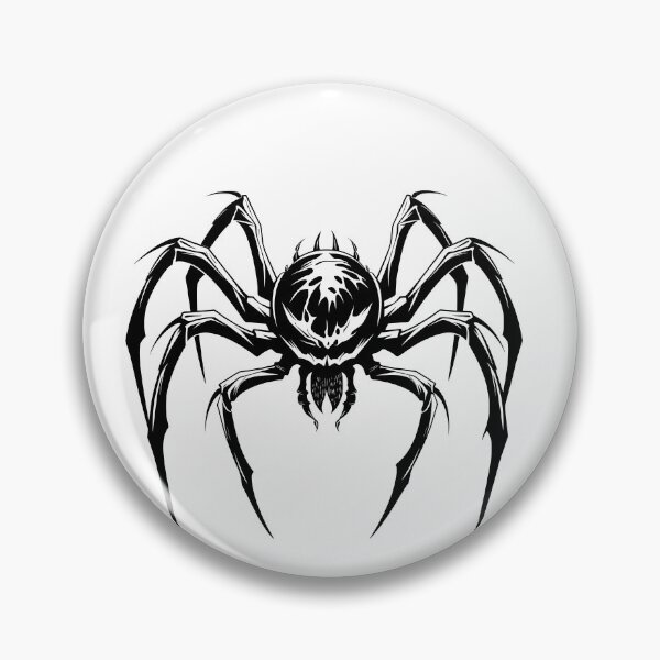 Item preview, Black Spooky Skull Spider  designed and sold by spookycutepeeps.