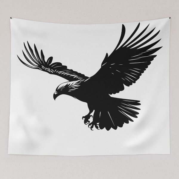 Item preview, Black Raven Flying Bird  designed and sold by spookycutepeeps.