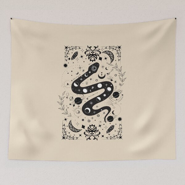 Item preview, Moon phase snake - Celestial Snake  designed and sold by Lam Assia.
