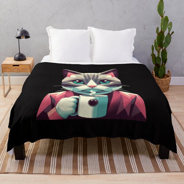 Item preview, The Geometric Catpuccino Groove designed and sold by HeadTurningArt.