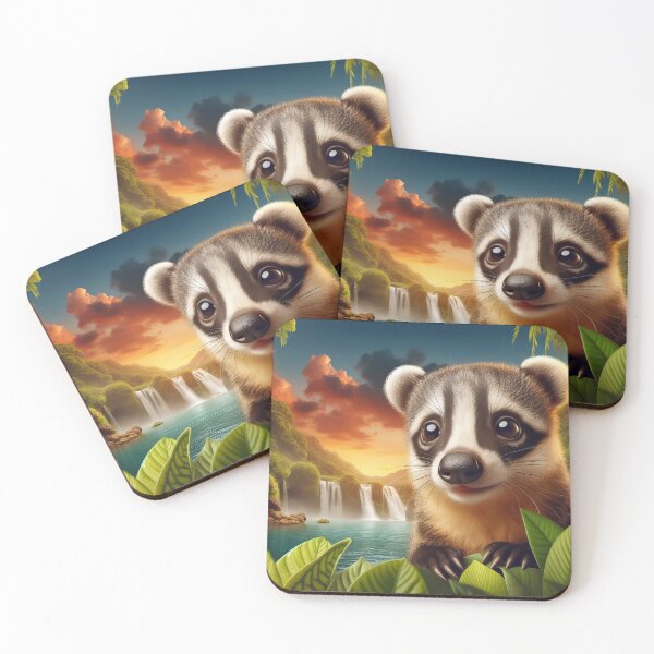 Item preview, Coatimundi Cascade of Colors designed and sold by Daniel Dudgeon.