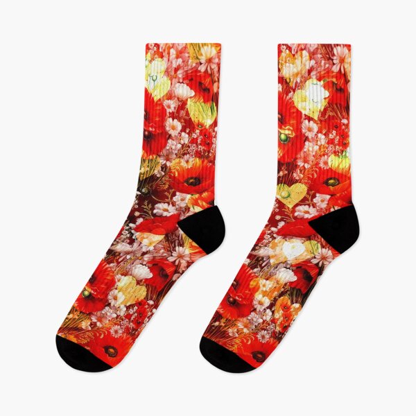 Item preview, Hearts and poppies on  designed and sold by Marcu Ioachim.