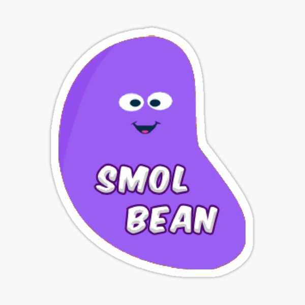 Kawaii Small Smol Tumblr Bean | Sticker