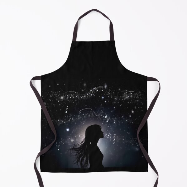 Item preview, digital art music beautiful night sky star girl designed and sold by UILOVE.