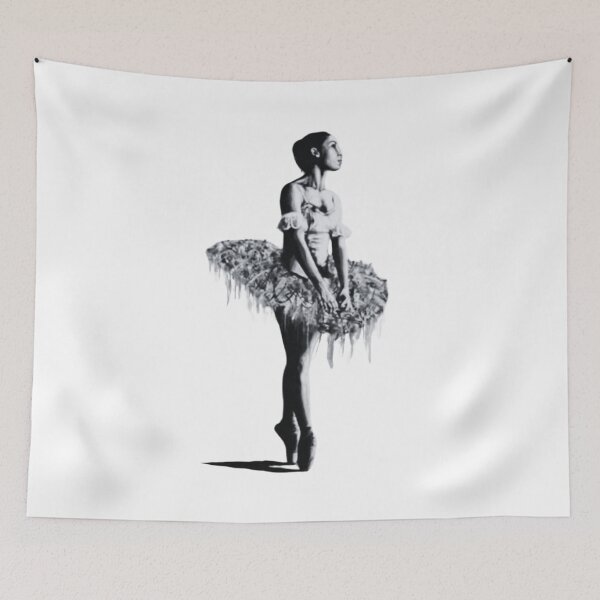 Item preview, Banksy Flowers Ballerina designed and sold by QuirkByLgnatius.