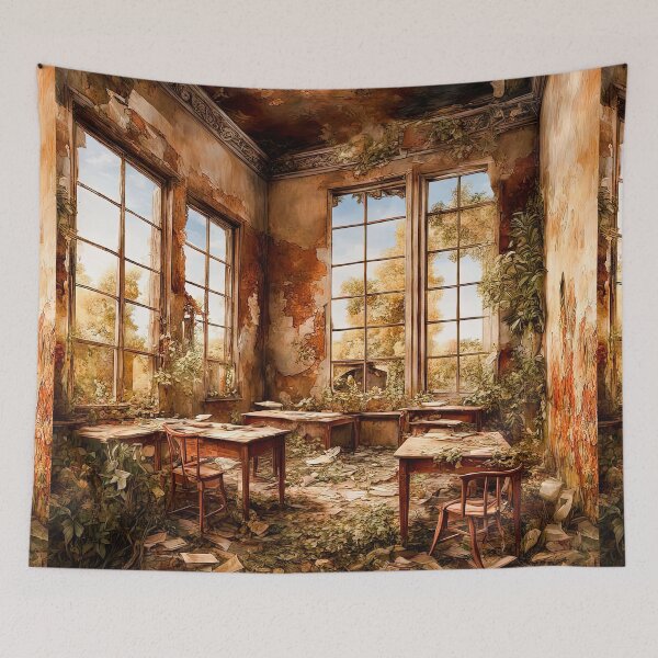 Item preview, A Classroom In An Abandoned School designed and sold by LanaGustavsson.