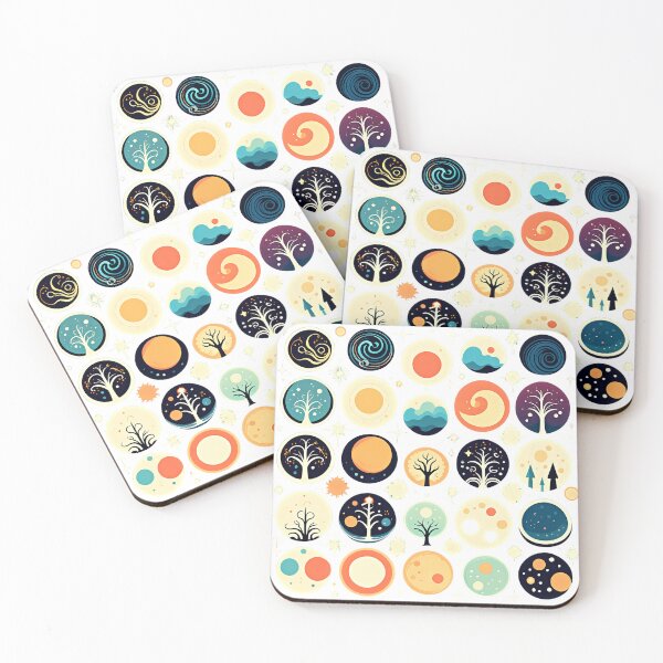 Item preview, Colorful cosmic planets designed and sold by yumi86.