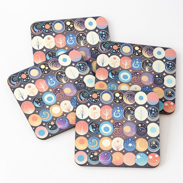 Item preview, Dense colorful planets designed and sold by yumi86.