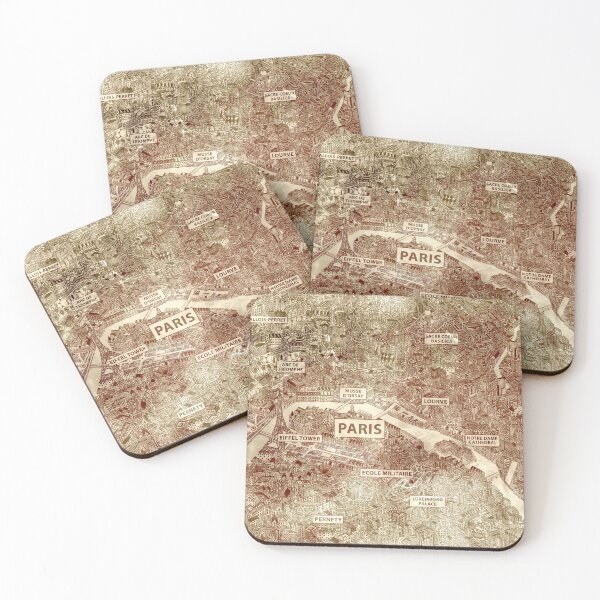 Item preview, Paris vintage classical map designed and sold by oliver polanski.