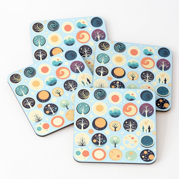 Item preview, Colorful cosmic planets designed and sold by yumi86.