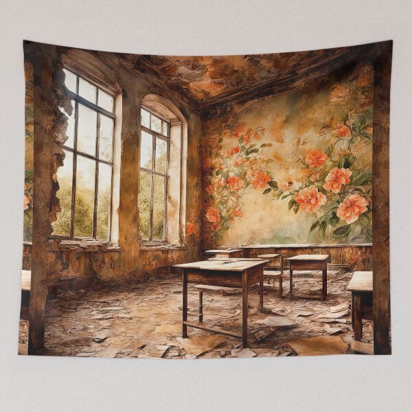 Item preview, A Classroom In An Abandoned School designed and sold by LanaGustavsson.