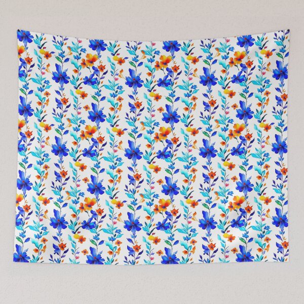 Item preview, [AI Art] Aquarel floral string pattern designed and sold by Sissle.