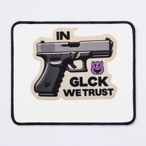 Item preview, In glock we trust designed and sold by MakeYourDayShop.