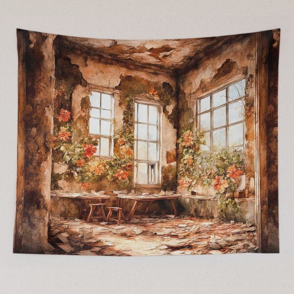 Item preview, A Classroom In An Abandoned School designed and sold by LanaGustavsson.