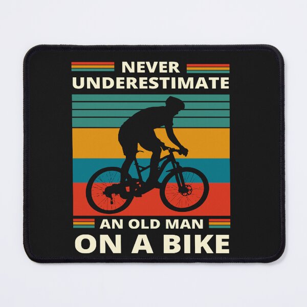 Item preview, Never Underestimate An Old Guy On A Bicycle Cycling designed and sold by Pitchou07.