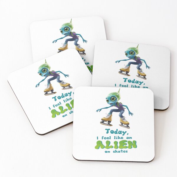 Item preview, Alien on Skates designed and sold by FRUU-design.