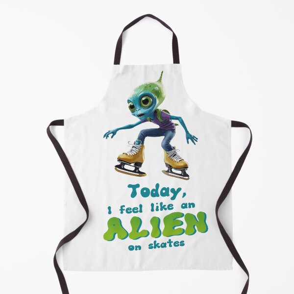 Item preview, Alien on Skates designed and sold by FRUU-design.
