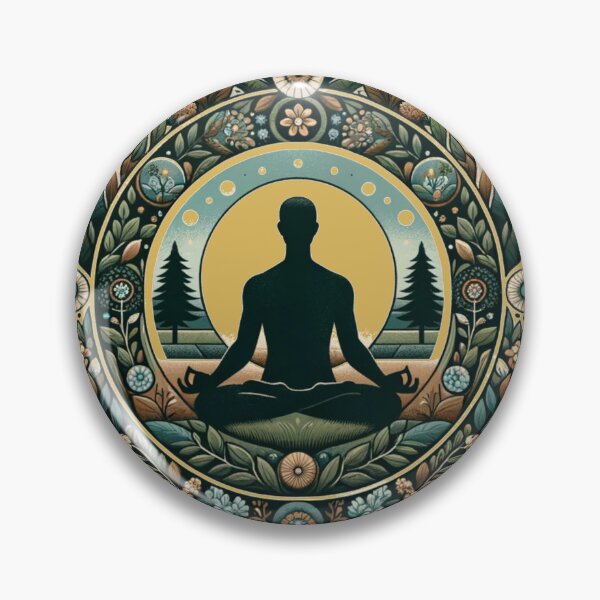 Item preview, Tranquil Meditation: A Mindfulness and Nature-Inspired  designed and sold by ChromaticBlend.
