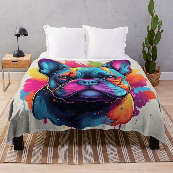Item preview, French Bulldog - Colorful Frenchie Dog designed and sold by wotsthis.