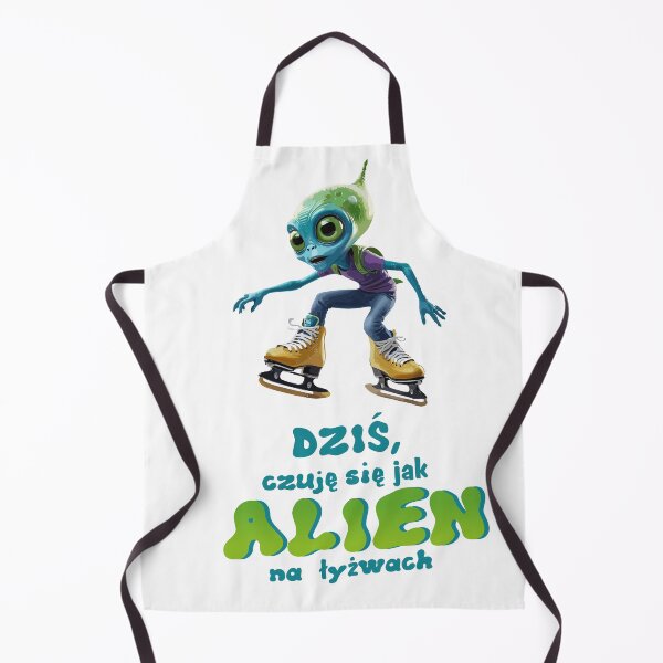 Item preview, Alien na łyżwach designed and sold by FRUU-design.