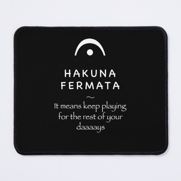 Item preview, Hakuna Fermata designed and sold by Thibo Vonderlynck.