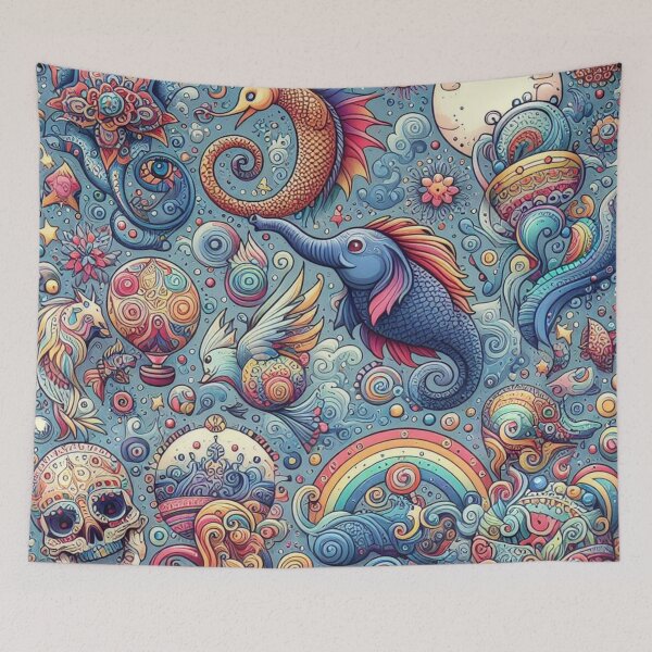 Item preview, Imaginary World Pattern designed and sold by ARichArts.