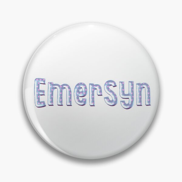 Item preview, Blue Love Emersyn Name Label  designed and sold by NormadWorld.