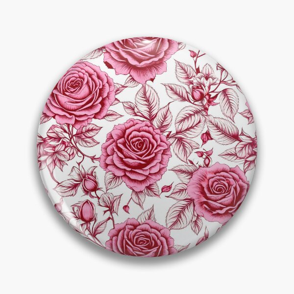 Item preview, [AI Art] Huge pink roses floral pattern designed and sold by Sissle.
