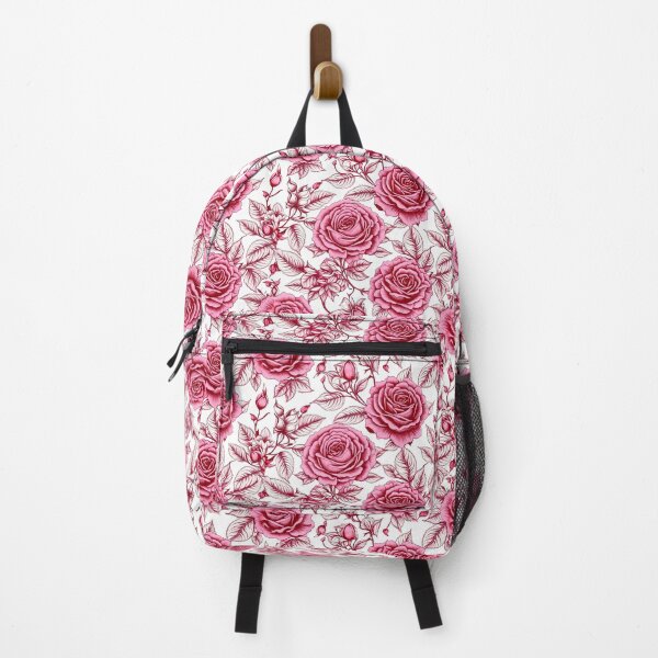 Item preview, [AI Art] Huge pink roses floral pattern designed and sold by Sissle.