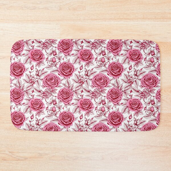 Item preview, [AI Art] Huge pink roses floral pattern designed and sold by Sissle.