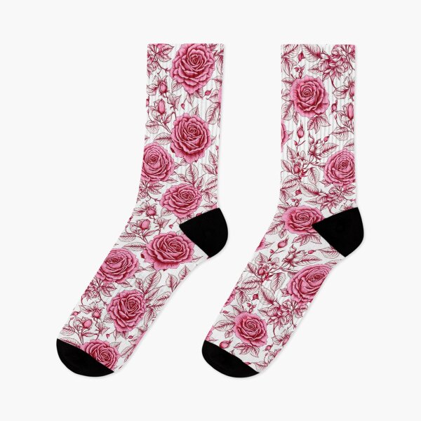 Item preview, [AI Art] Huge pink roses floral pattern designed and sold by Sissle.