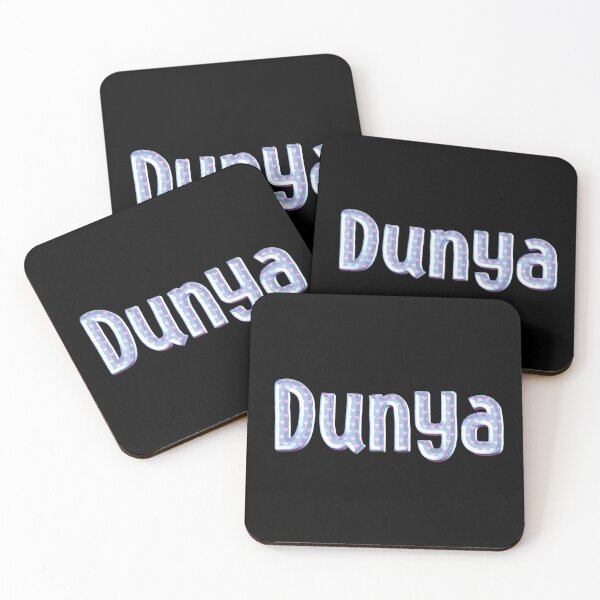 Item preview, Blue Love Dunya Name Label (Black) designed and sold by NormadWorld.