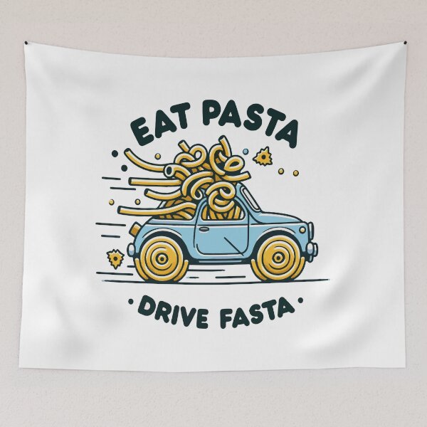 Item preview, Eat Pasta Drive Fasta designed and sold by MushroomHut.