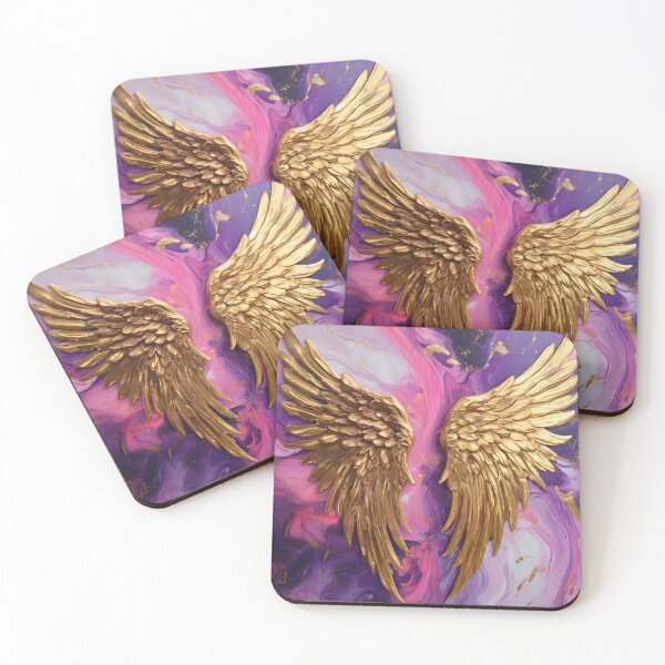 Item preview, Golden Angel Wings and Divine Energy for Spiritual Awakening and Well-Being designed and sold by GlowtalkDesign.
