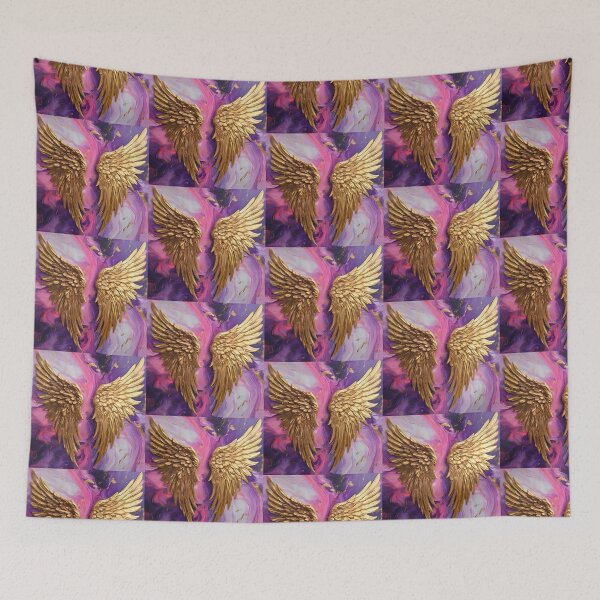 Item preview, Golden Angel Wings and Divine Energy for Spiritual Awakening and Well-Being designed and sold by GlowtalkDesign.