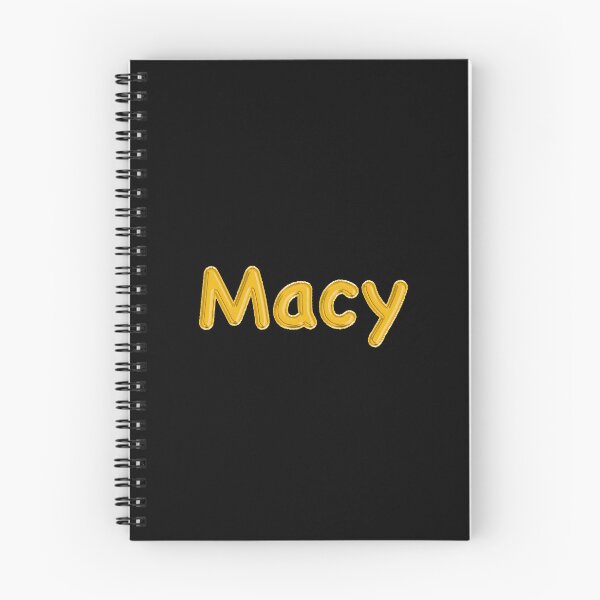 Item preview, Golden Balloon Foil Macy Name Label - (Black) designed and sold by NormadWorld.
