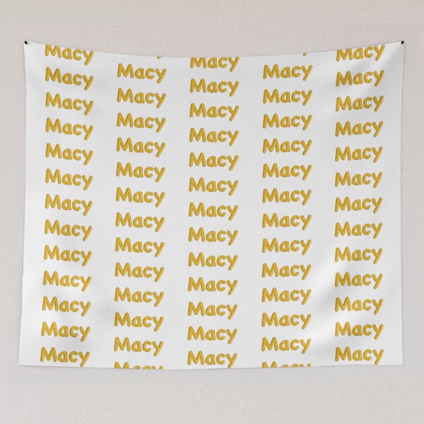 Item preview, Golden Balloon Foil Macy Name Label designed and sold by NormadWorld.