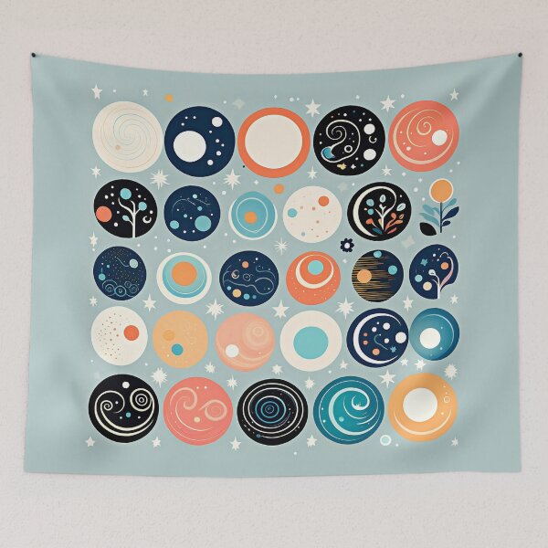 Item preview, Colorful cosmic planets designed and sold by yumi86.