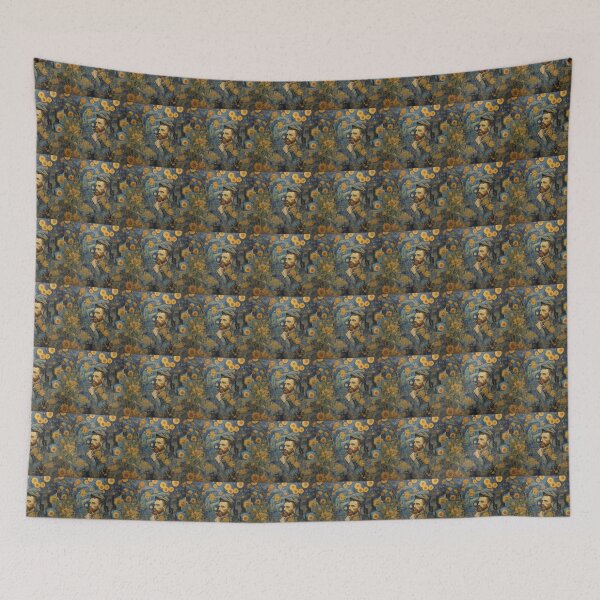 Item preview, Van Gogh Style with Cohen's Lyrics designed and sold by Sadia  Jannat.
