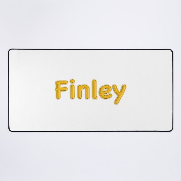 Item preview, Golden Balloon Foil Finley Name Label designed and sold by NormadWorld.