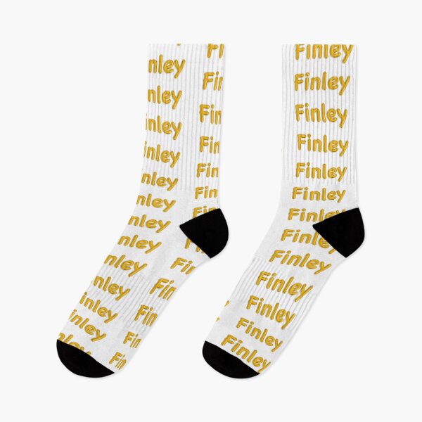 Item preview, Golden Balloon Foil Finley Name Label designed and sold by NormadWorld.