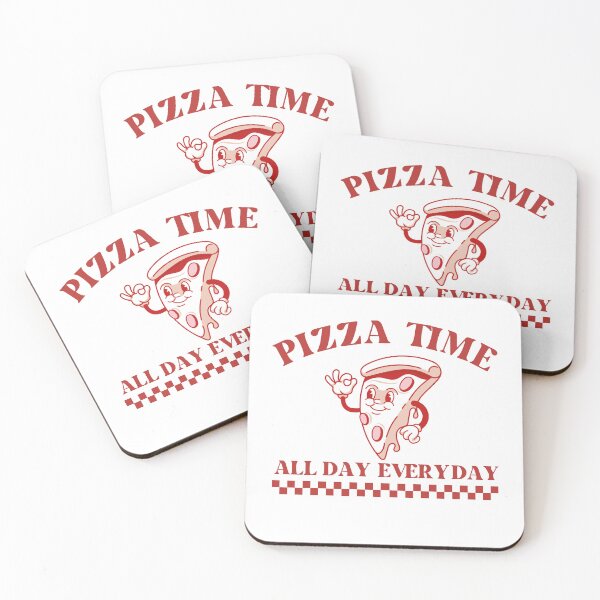 Item preview, Pizza Time Pop art Funny Retro Aesthetic designed and sold by CaftyAT.