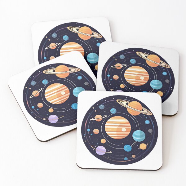 Item preview, Colorful cosmic planets designed and sold by yumi86.