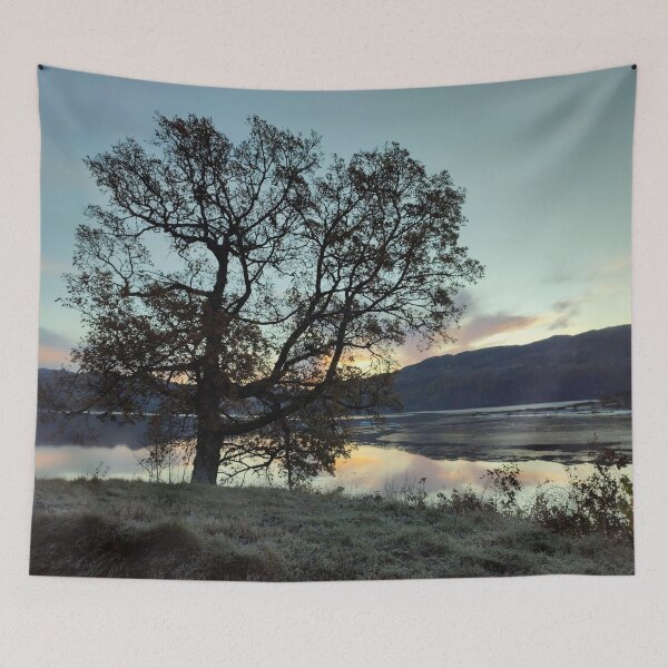 Item preview, Oak tree frosty morning designed and sold by RONALD MACKENZIE.