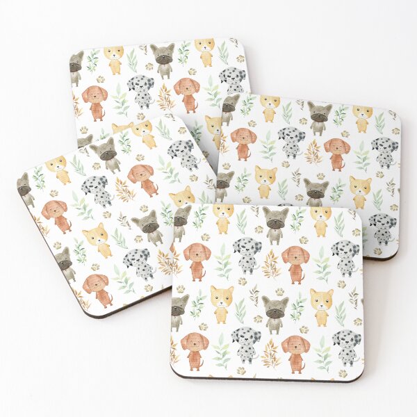 Item preview, Watercolor cute dogs  designed and sold by tapilipa.