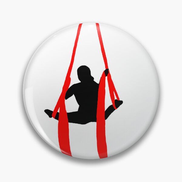 Item preview, Aerial silks silhouette designed and sold by artwithemilia.