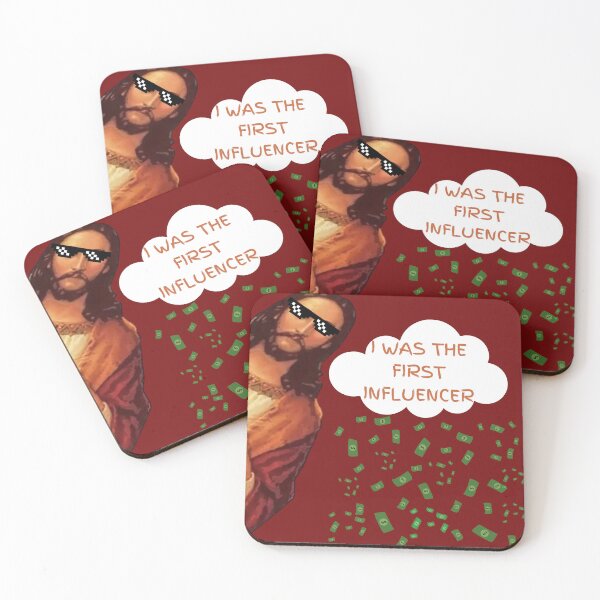 Item preview, THE FIRST INFLUENCER, FUNNY JESUS  designed and sold by PaulBlueShop.