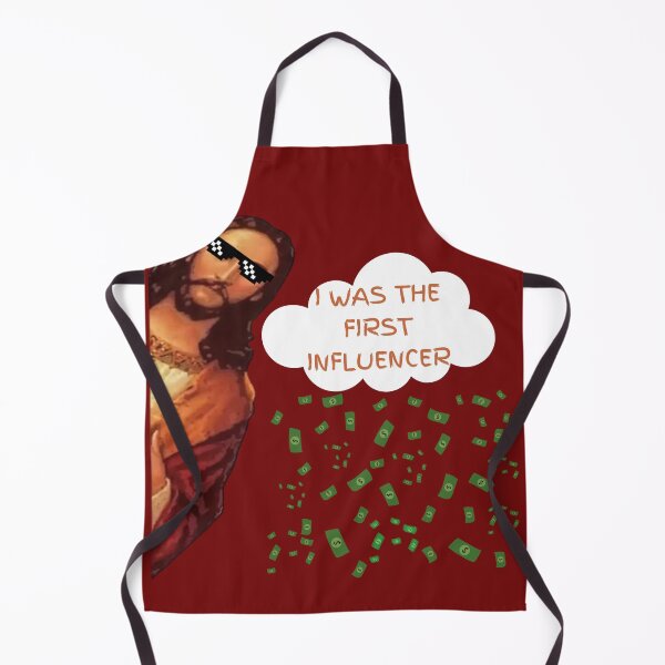 Artikelvorschau, DER ERSTE INFLUENCER, LUSTIGER JESUS entworfen und verkauft von PaulBlueShop.
