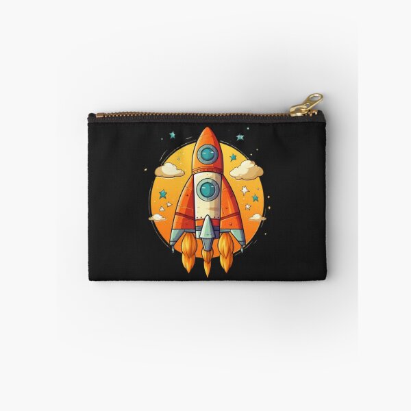 Item preview, Cartoon ,rocket, Bright orange,T-shirt designed and sold by Icon-Network.